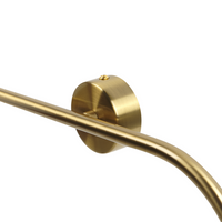 Lampada da parete con 4 luci a forma di globo e paralume in vetro base metallo dorato stile moderno