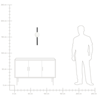 Lampada da parete paralume in vetro base nera in ferro stile moderno contemporaneo camera da letto