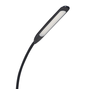 Lampada da terra a LED per ufficio da casa in metallo e interruttore a sfioramento nero soggiorno