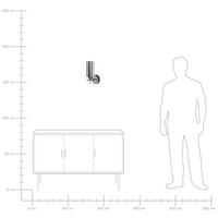 Lampada da terra Grigio e nero con base in ferro e paralume fumé in vetro Punto luce singolo Accessori per la casa Illuminazione