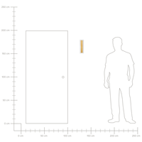 Lampada da parete a LED per esterni 30 cm acciaio oro esterno giardino terrazzo