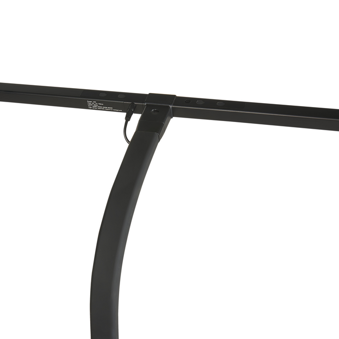 Lampada da tavolo LED nero 48 cm materiale sintetico luce sensore luce 3 colori stile moderno