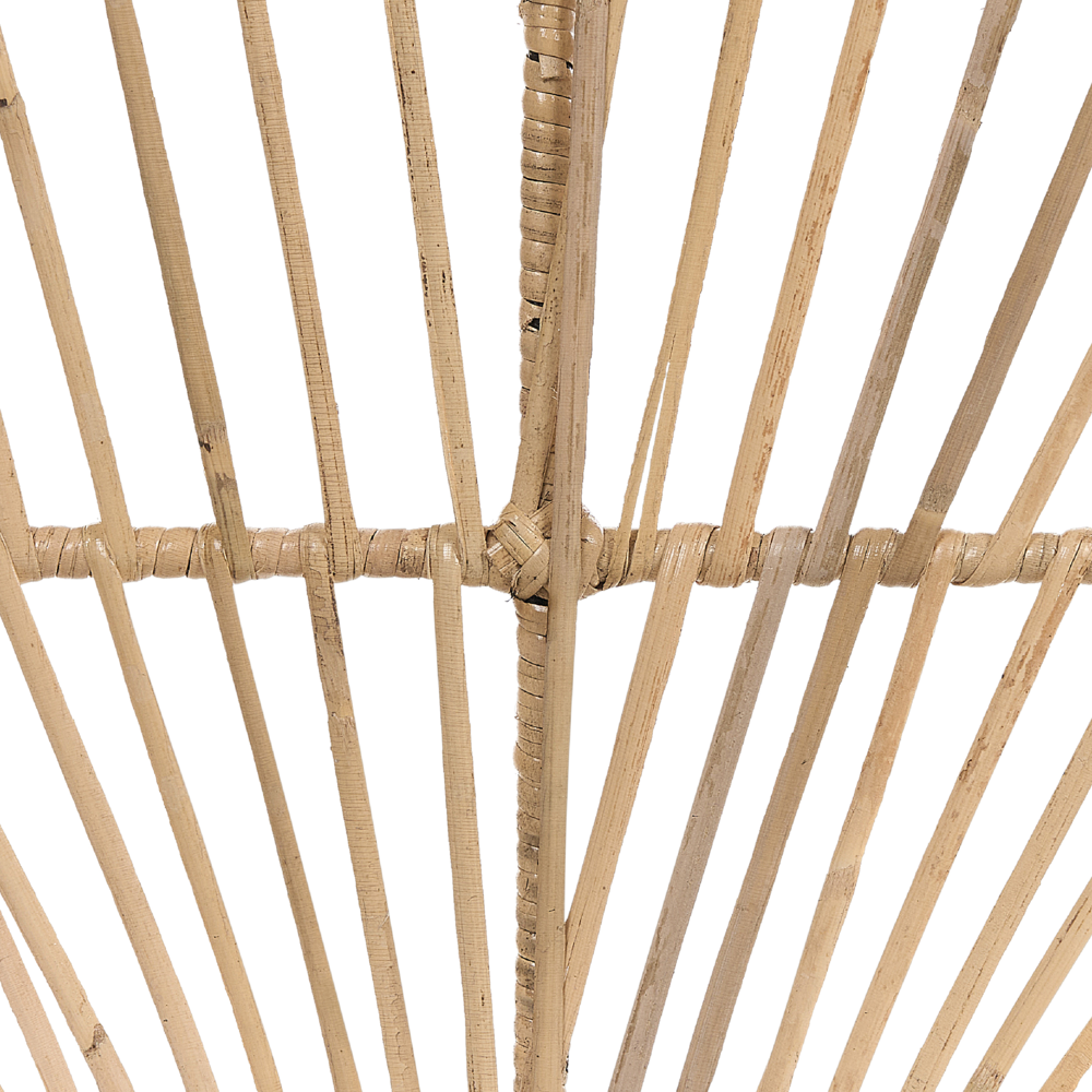 Set di 2 tavoli in rattan nero naturale fatti a mano resistenti ai raggi UV boho interno ed esterno stile boho