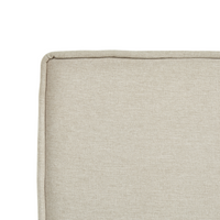 Divano letto king size UE con contenitore 180 x 200 cm Rivestimento beige con materasso a molle Bonell