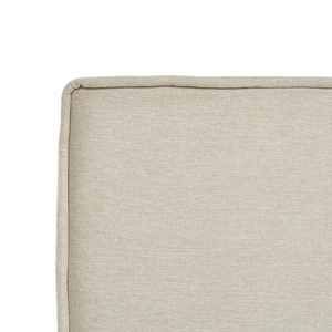 Divano letto king size UE con contenitore 180 x 200 cm Rivestimento beige con materasso a molle Bonell