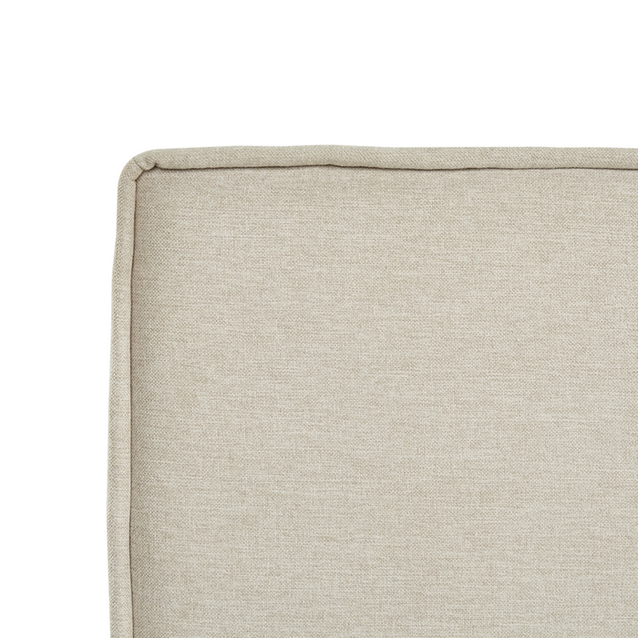 Divano letto king size UE con contenitore 180 x 200 cm Rivestimento beige con materasso a molle Bonell