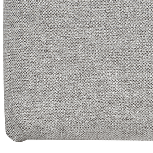 Divano letto king size UE con contenitore 160 x 200 Tappezzato grigio chiaro con materasso a molle Bonell