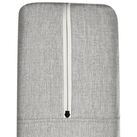 Divano letto king size UE con contenitore 180 x 200 Tappezzato grigio chiaro con materasso a molle Bonell