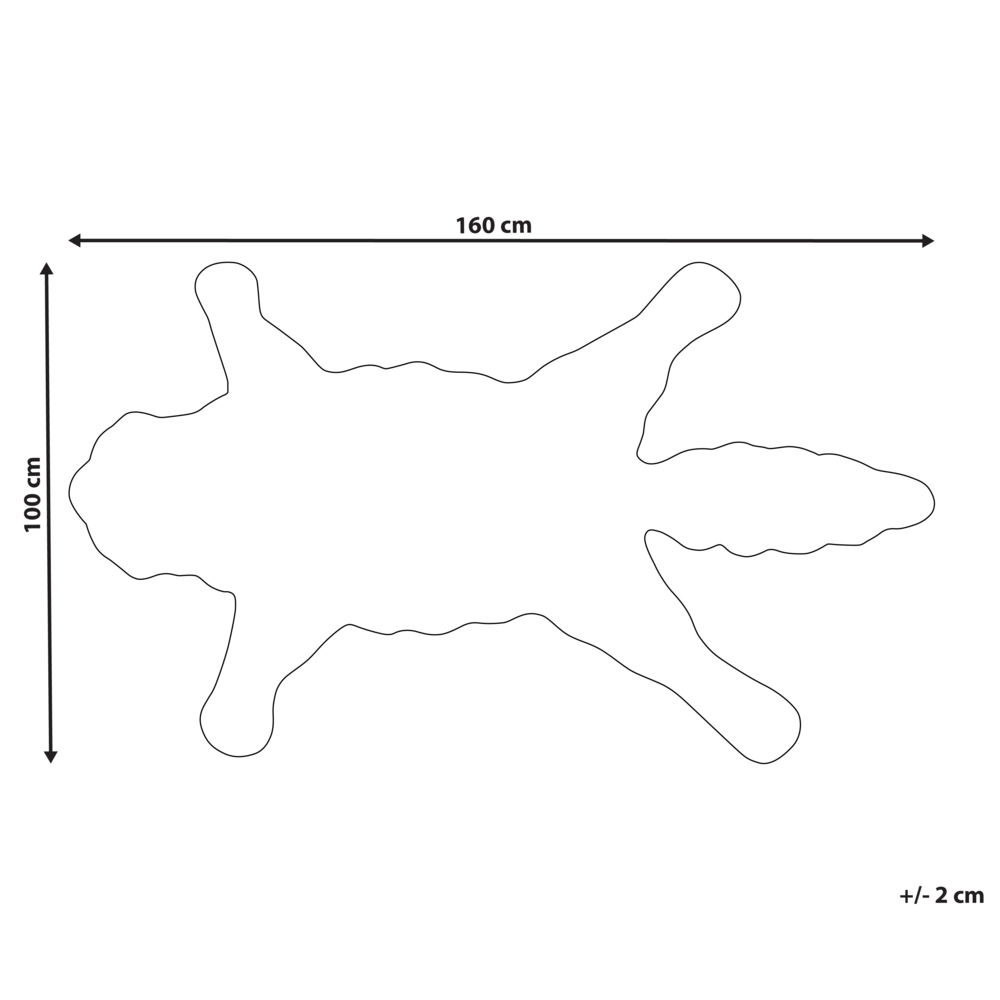 Tappeto per bambini Beige Lana Cotone 100 x 160 cm Tappeto per stanza da gioco con stampa di lupo animale Camera da letto per bambini