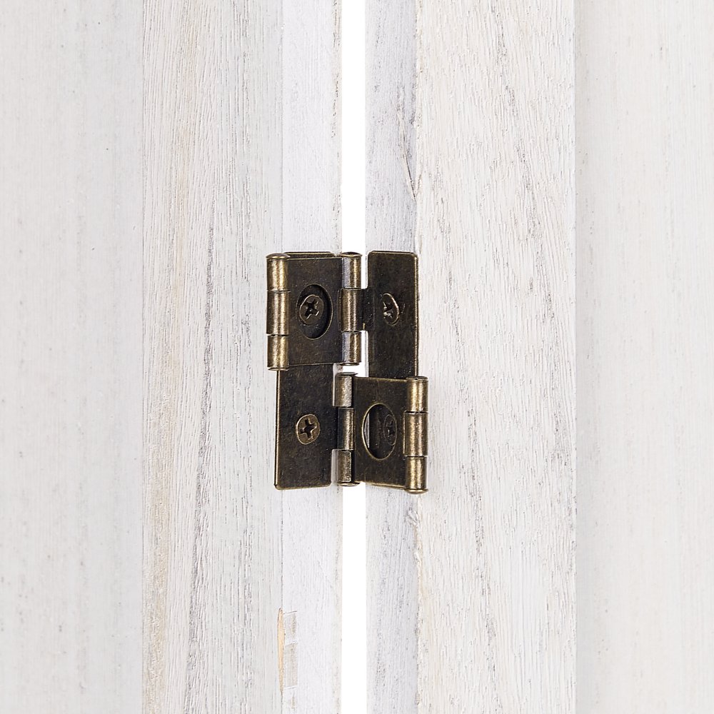 Divisorio per ambienti in legno compensato di legno Paulownia bianco 4 pannelli pieghevoli schermo decorativo divisorio soggiorno camera da letto Design tradizionale	