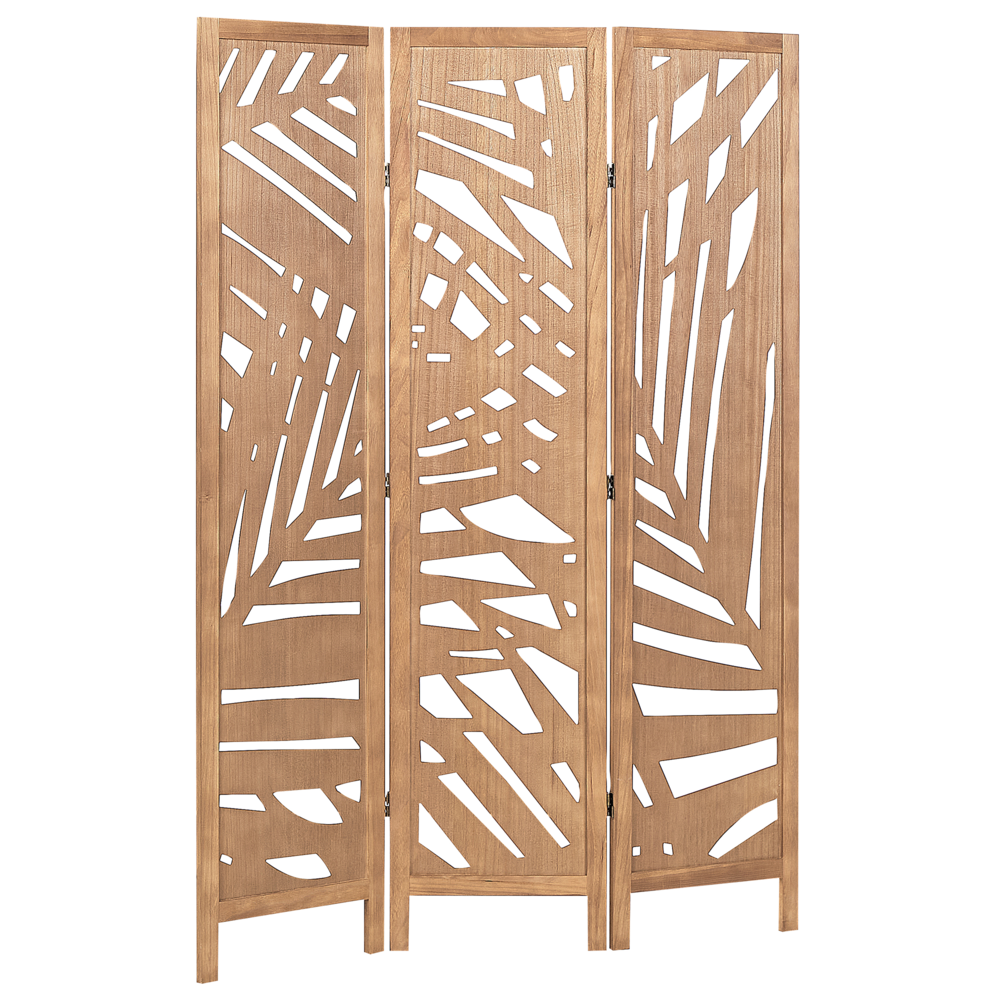 Separatore di stanza in legno naturale di Paulownia MDF a 3 pannelli pieghevole schermo decorativo divisorio soggiorno camera da letto Design moderno