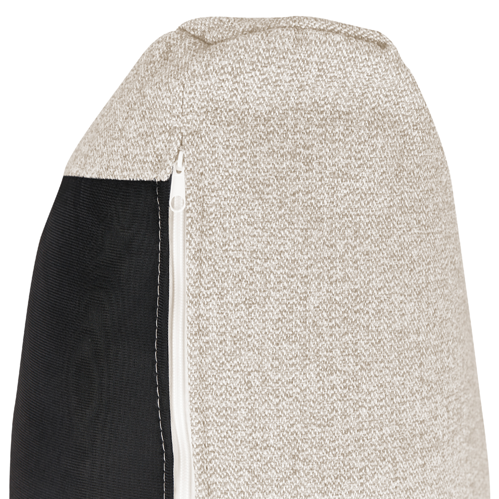 Divano a 3 posti tessuto beige moderno stile retrò soggiorno