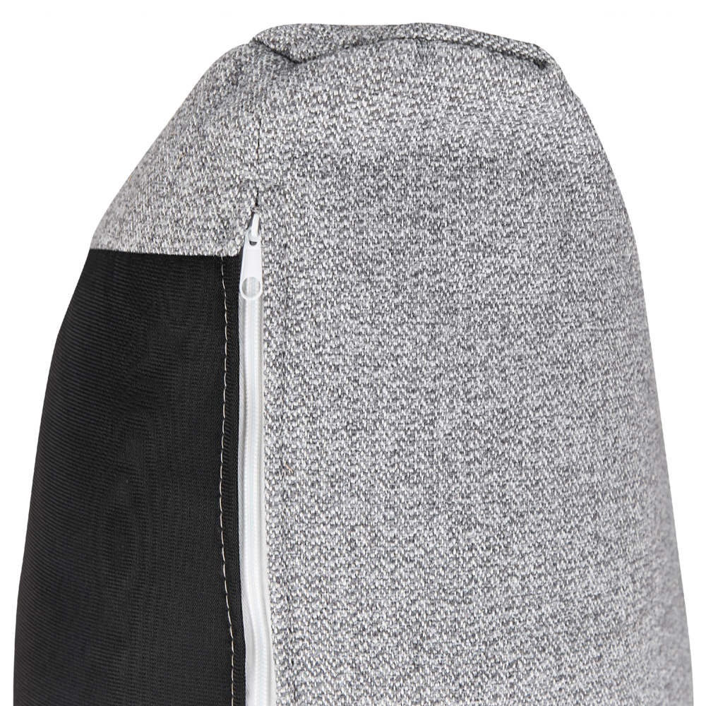 Divano a 3 posti tessuto grigio moderno stile retrò soggiorno