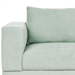 Divano a 3 posti verde menta moderno stile retrò soggiorno