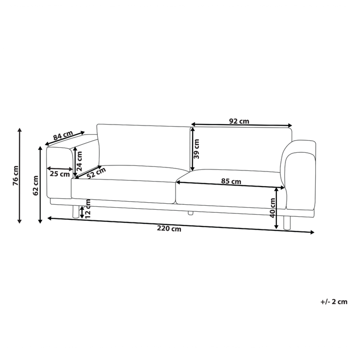 Divano a 3 posti verde menta moderno stile retrò soggiorno