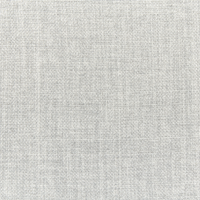 Poggiapiedi quadrato con rivestimento in lino di poliestere Grigio soggiorno salotto