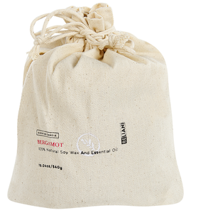 Candela profumata 100% cera di soia Stoppino di cotone Vetro Fragranza fresca Frutta Bergamotto