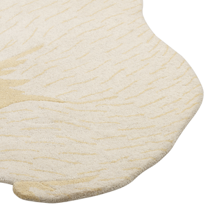 Tappeto per bambini in lana bianca con fondo in cotone 100 x 160 cm Tappeto per la stanza dei giochi con stampa di orsi polari per la camera dei bambini.