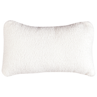 Poltrona da salotto con schienale curvo  boucle bianco stile glam elegante soggiorno