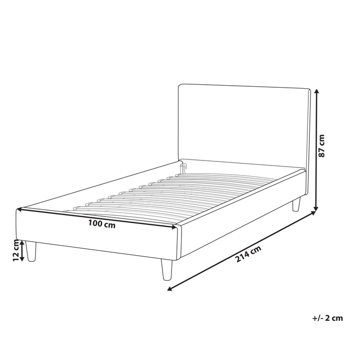 Fodera per telaio letto in velluto fucsia 90 x 200 cm Sfoderabile Lavabile stile retrò