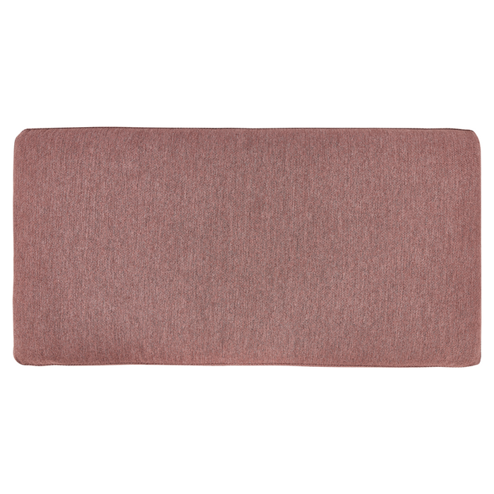 Divano angolare in poliestere rosa 192 x 155 Divano a 2 posti imbottito con gambe in metallo, tessuto e schienale imbottito, moderno e minimalista