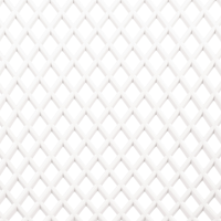 Set di 4 sedie da pranzo Seduta e gambe sintetiche bianco Schienale a rete aperto Design moderno e minimalista