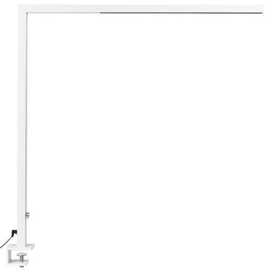 Lampada LED da scrivania bianco Metallo 120 cm Alluminio morsetto Luce Dimmerabile Ufficio Studio Moderno