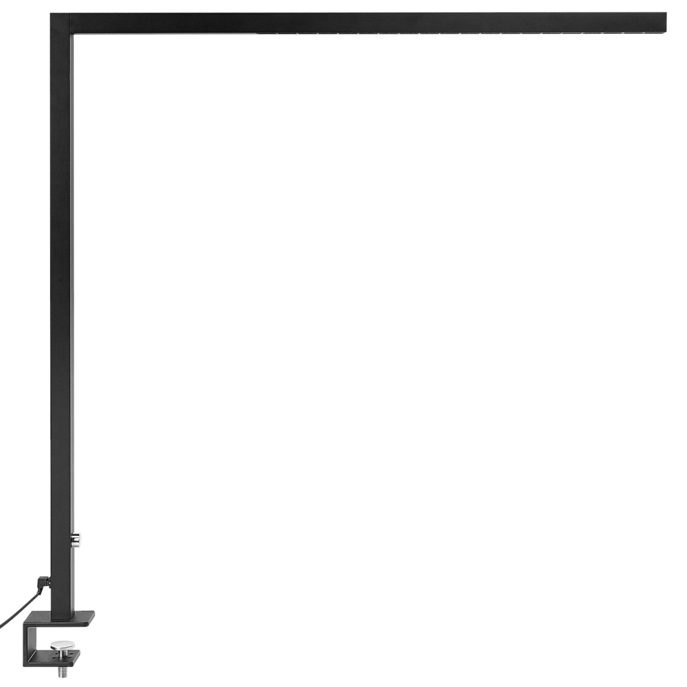 Lampada LED da scrivania nero Metallo 120 cm Alluminio morsetto Luce Dimmerabile Ufficio Studio Moderno