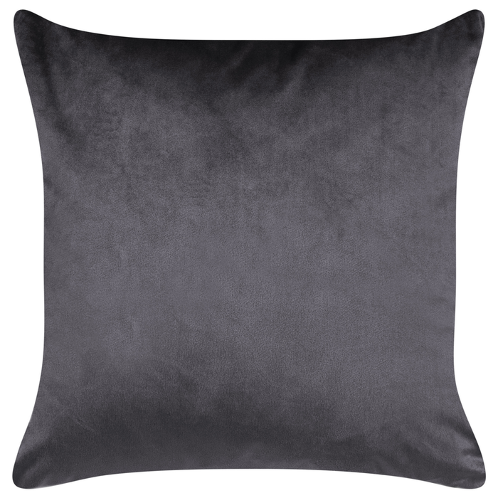 Set di 2 cuscini decorativi grigio 45 x 45 cm con frange e motivo orientale elegante glamour