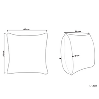 Guanciale rettangolare per camera da letto in cotone di japara con fodera in poliestere bianco ad alto profilo 50 x 60 cm camera da letto cuscino morbido