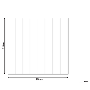 Copripiumino in cotone imbottito in poliestere 9.0 TOG 220 x 240 cm camera da letto