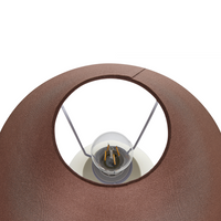 Lampada da comodino in ceramica beige con paralume in tessuto di lino illuminazione tradizionale soggiorno