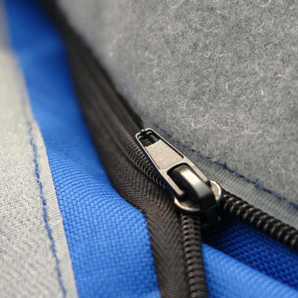 Coperta per poltrona sacco impermeabile grande in nylon fucsia 140 x 180 cm con cerniera e velcro