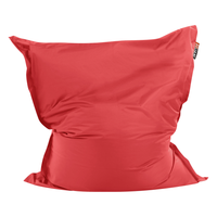 Coperta per poltrona sacco impermeabile grande in nylon rosso 140 x 180 cm con cerniera e velcro