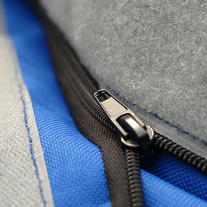 Coperta per poltrona sacco impermeabile grande in nylon rosso 140 x 180 cm con cerniera e velcro