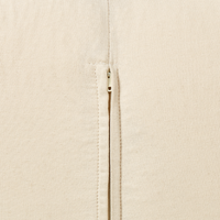 Pouf in cotone beige 45 x 45 x 45 cm con imbottitura in EPS Rivestimento spesso con motivo bohémien