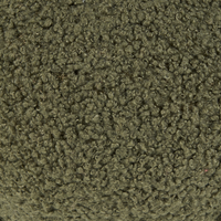 Cuscino di peluche a forma di zucca in tessuto bouclé verde âŒ€ 35 cm decorazione accessorio di halloween