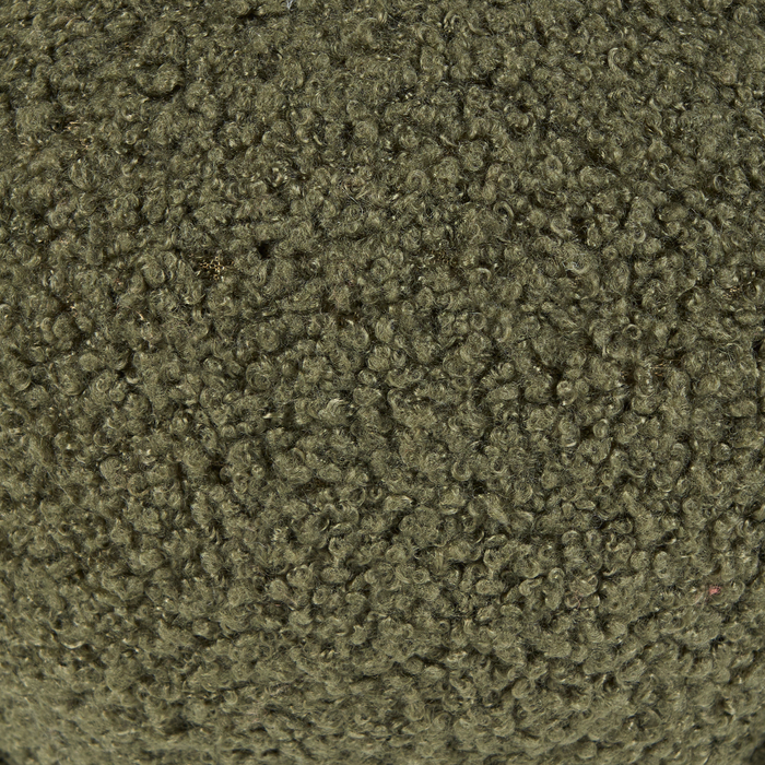 Cuscino di peluche a forma di zucca in tessuto bouclé verde âŒ€ 35 cm decorazione accessorio di halloween