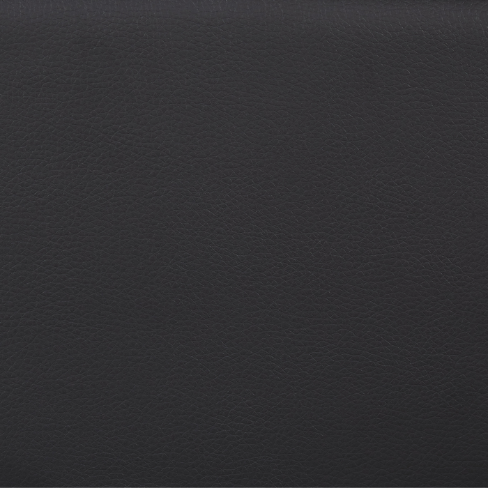 Letto Boxspring in Tessuto Nero con Materasso a Molle 180 x 200 cm