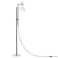 Lampada da terra moderna con faretto regolabile in metallo bianco ufficio soggiorno camera da letto