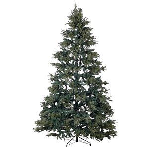 Albero di Natale Artificiale Verde Tradizionale Base Metallo PVC 180 cm stile classico tradizionale