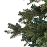 Albero di Natale Artificiale Verde Tradizionale Base Metallo PVC 180 cm stile classico tradizionale