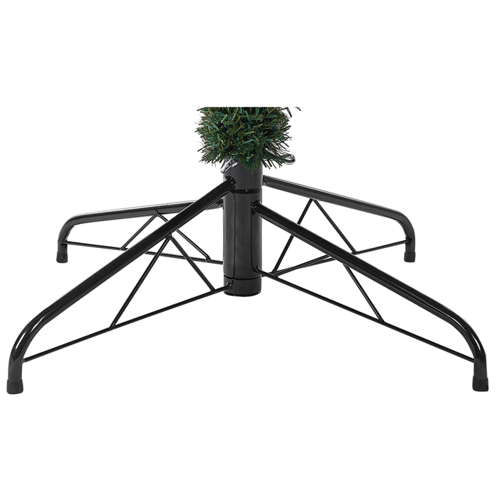 Albero di Natale Artificiale Verde Tradizionale Base Metallo PVC 180 cm stile classico tradizionale