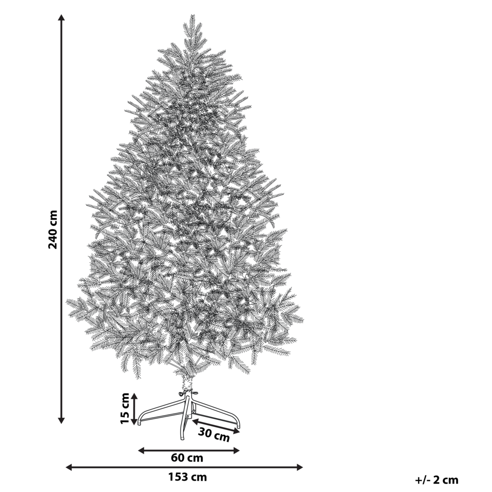 Albero di Natale Artificiale Verde Tradizionale Base Metallo PVC 180 cm stile classico tradizionale