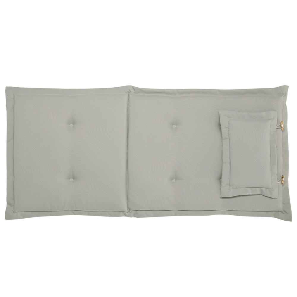 Set di 6 sedie da giardino in legno di acacia scuro naturale regolabili e pieghevoli per esterni con braccioli in stile rustico con cuscini grigio talpa