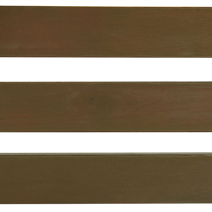 Lettino prendisole da esterno classico con doghe in legno di acacia scuro schienale regolabile ruote integrate stile rustico con cuscino blu e beige