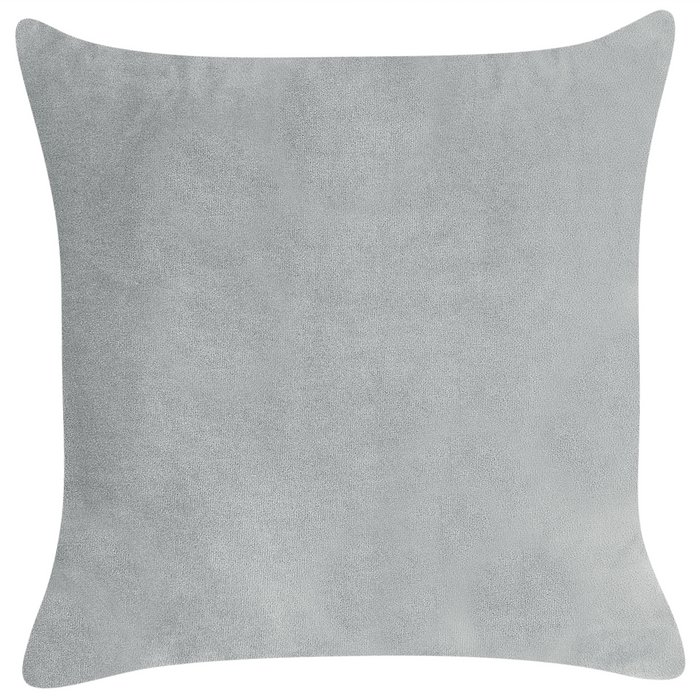 Chaise Lounge in velluto grigio chiaro lato sinistro gambe in legno scuro design moderno