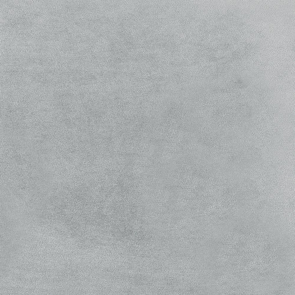 Chaise Lounge in velluto grigio chiaro lato sinistro gambe in legno scuro design moderno