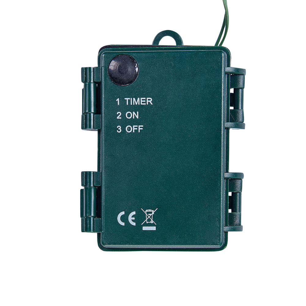 Festone di Natale artificiale a LED 270 cm verde decorazione natalizia accessorio