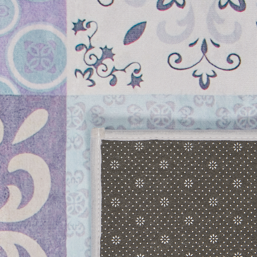 Tappeto tappetino Tessuto Multicolore 140 x 200 cm Patchwork Rettangolare costiero